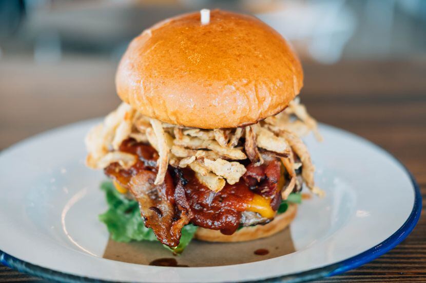 The Haystack Burger is the top seller. It’s topped with onions, cheddar, bacon, barbecue...