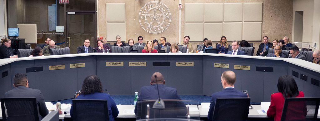 At Dallas City Hall, the City Council's Government Performance and Financial Management...