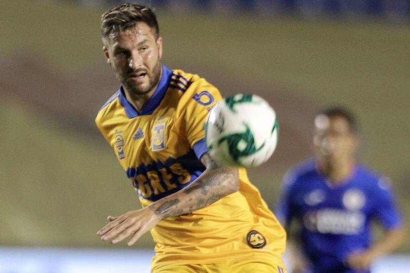 El delantero de Tigres, André-Pierre Gignac, suma nueve goles en los Clásicos Regios.