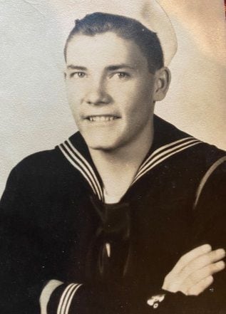 Jack Dye signed up for Navy duty at age 18.