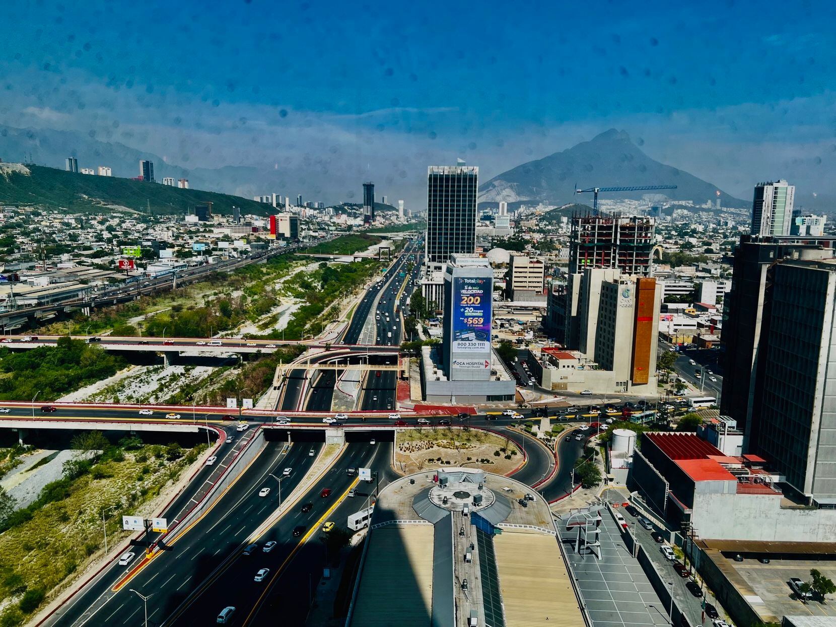 An aerial picture of Monterrey, Mexico's third largest city, which is known as the Sultan of...