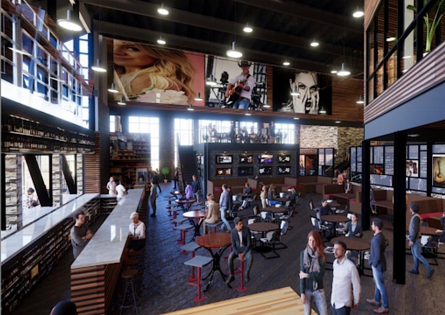 The Frisco Music City entertainment and restaurant complex is planned on the Dallas North...