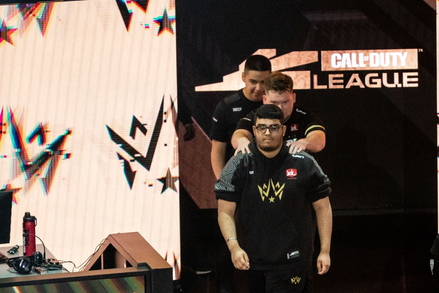 The Dallas Empire is introduced at the start winners final of the Call of Duty league playoffs against the Atlanta FaZe  at the Galen Center on Saturday, August 21, 2021 in Los Angeles, California. The Empire lost to FaZe 0 - 3 in their first match of the day but are still in contention to play in the finals through the elimination finals. (Justin L. Stewart/Special Contributor)
