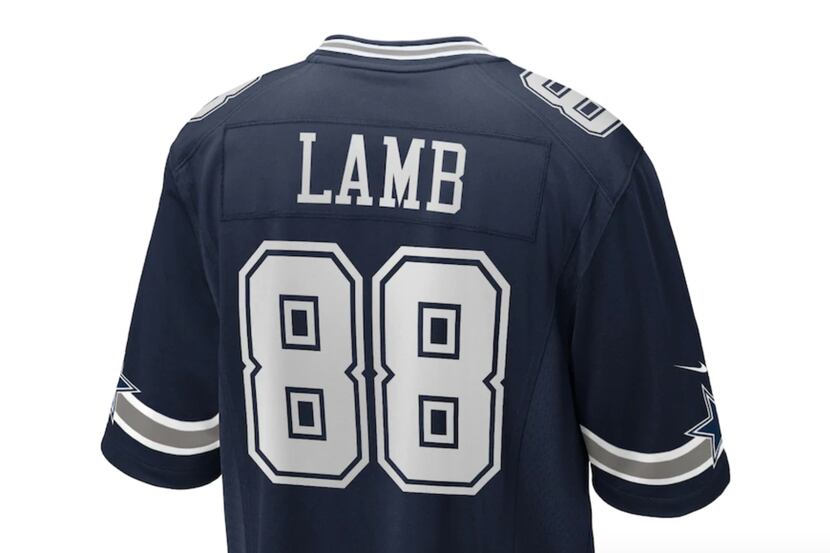 El jersey con el número 88 de CeeDee Lamb ya está a la venta en la página de la NFL.