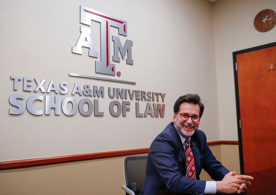 Robert Ahdieh, Dean, Texas A&M University School of Law poses for a portrait on Tuesday,...