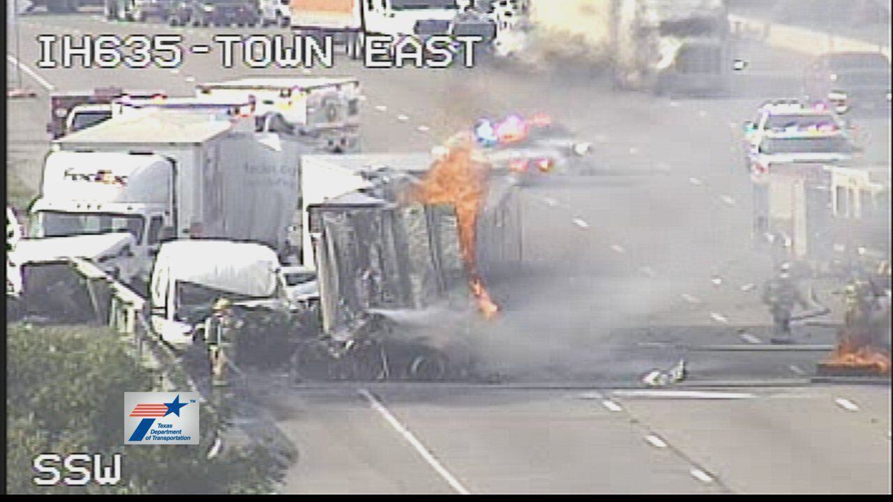 semi truck accident in texas today