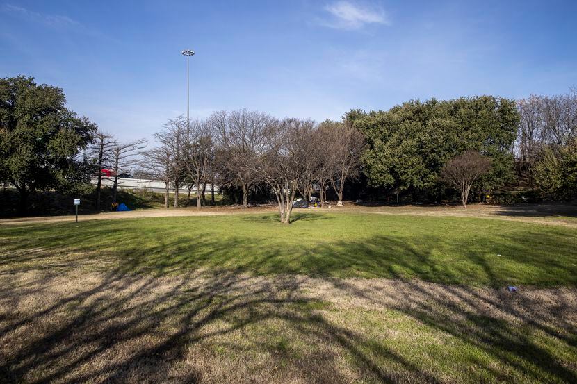 Martyrs Park, which sits on the edge of Downtown Dallas between the Triple Underpass and the...