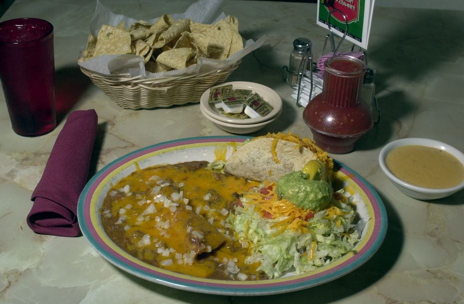 The Original Mexican Eats Cafe in Fort Worth offers the Roosevelt Special entrée combining...