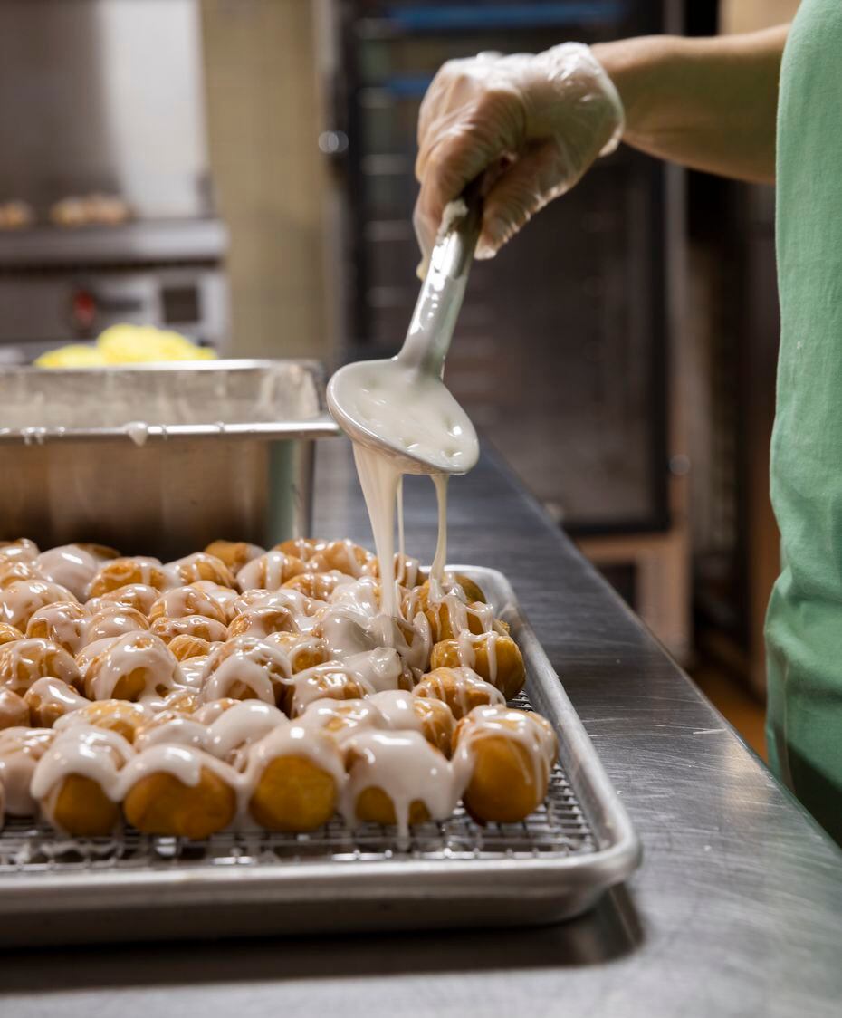 Lone Star Donuts' staffers pride themselves on making doughnuts the old-fashioned way.