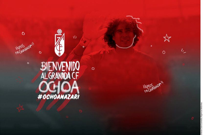Se oficializó la llegada del portero Guillermo Ochoa al Granada de España./AGENCIA REFORMA 
