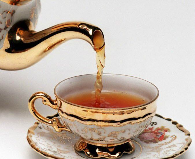 Tea pot and tea cup  