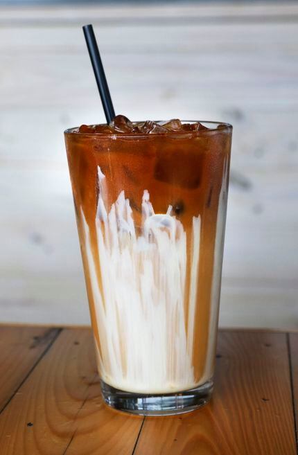 This glass of Vietnamese iced coffee at Toasted Coffee + Kitchen was photographed in 2017.
