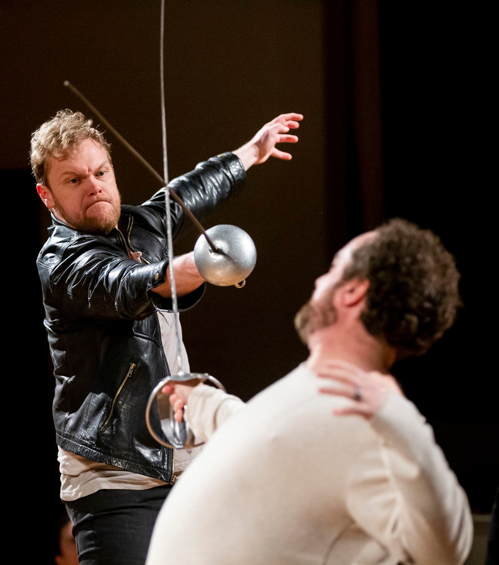 Ian Ferguson, left, and Michael Federico, among the standouts in Fair Assembly's "Romeo and...