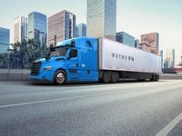 Self-driving big rigs will be soon hauling Wayfair furniture down Interstate 45 through a...