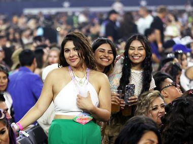 ARLINGTON, TEXAS - SEPTEMBER: Fans of Bad Bunny attend the World’s Hotters Tour at AT&T...
