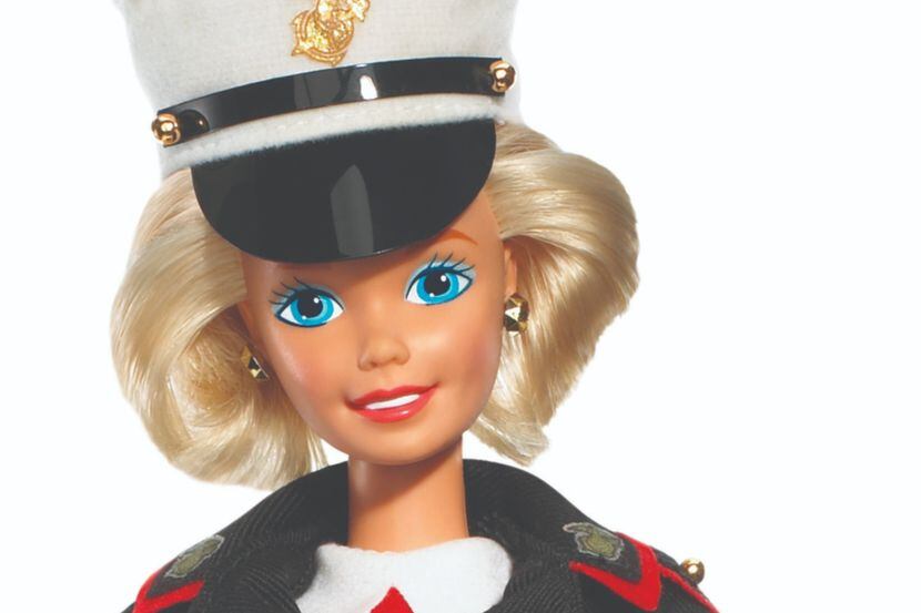 1992 Barbie doll dressed as a Marine Corps Sergeant