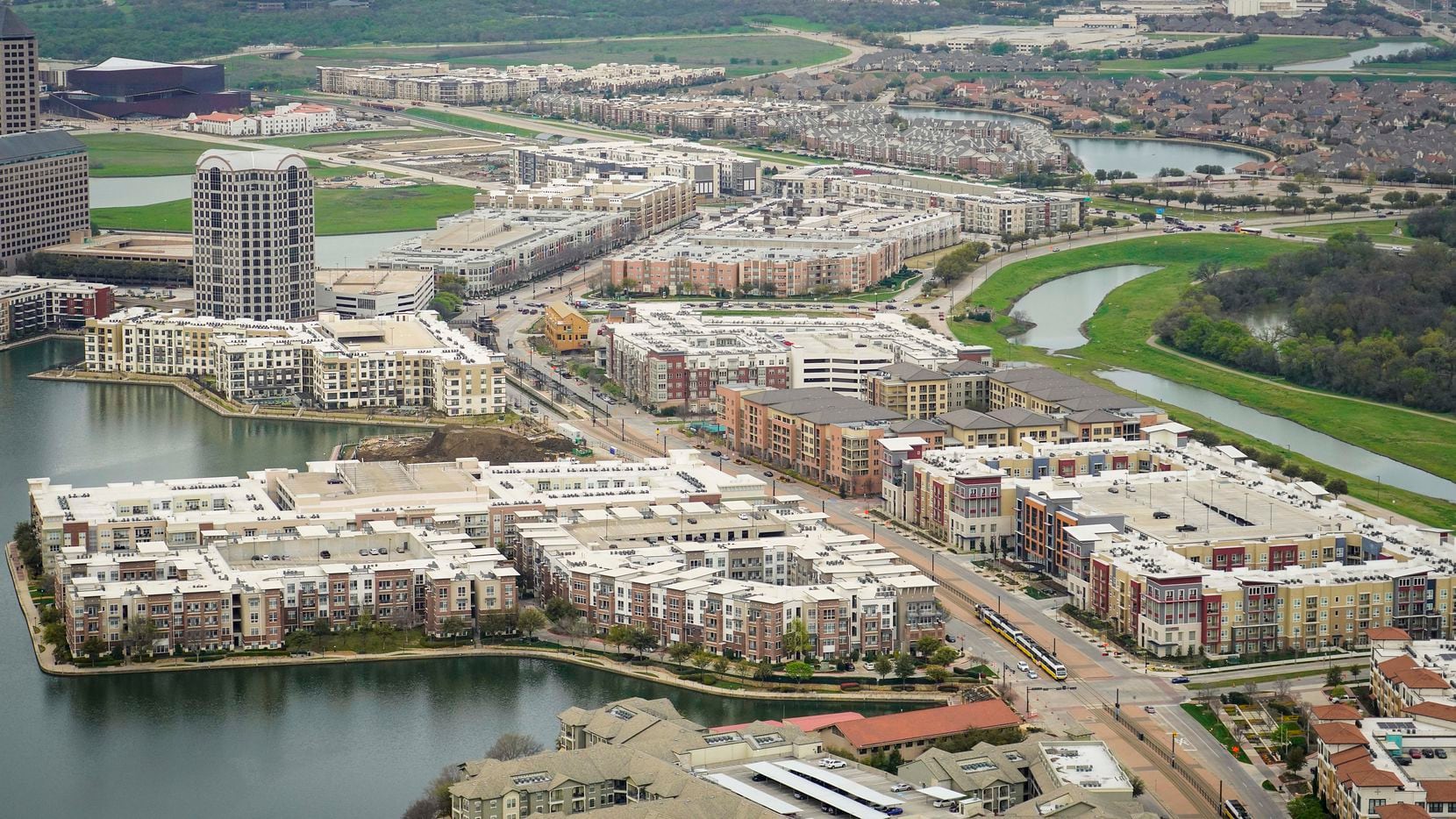 A new museum traces the story of Irving, from the early pioneers through modern day and includes the development of Las Colinas, pictured here.
