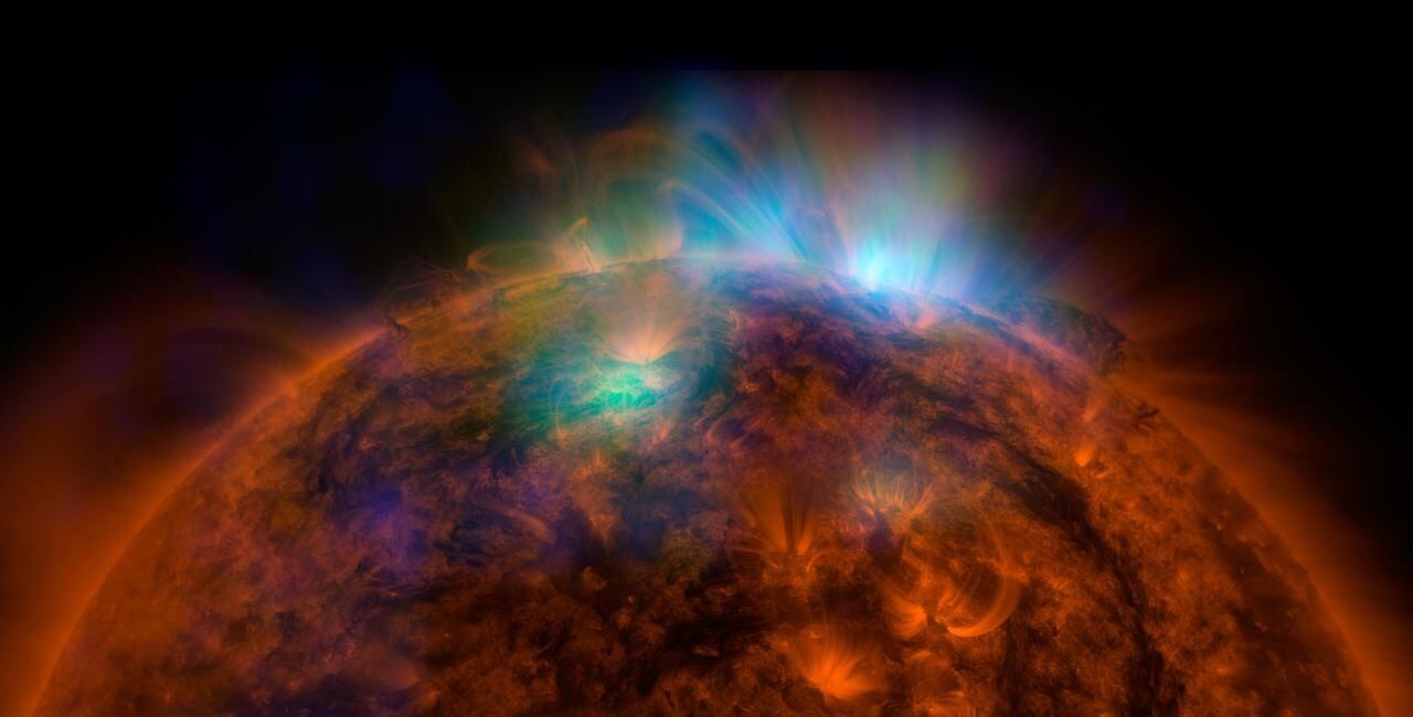 Imagen captada por el telescopio NuSTAR de NASA.