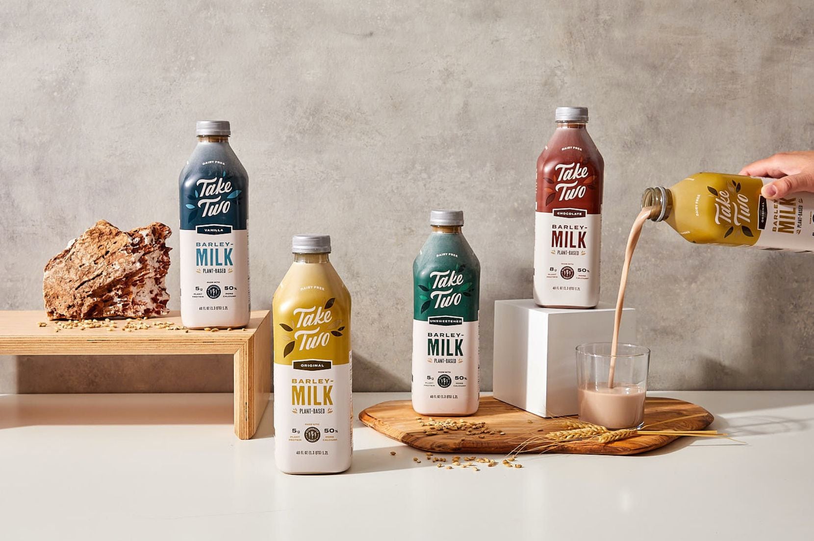 Take Two is a barleymilk made from spent beer grains.