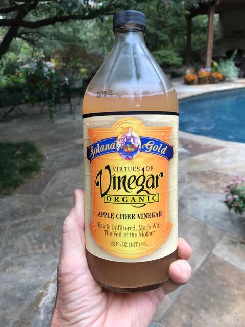 Apple cider vinegar is the key ingredient in Garrett Juice.