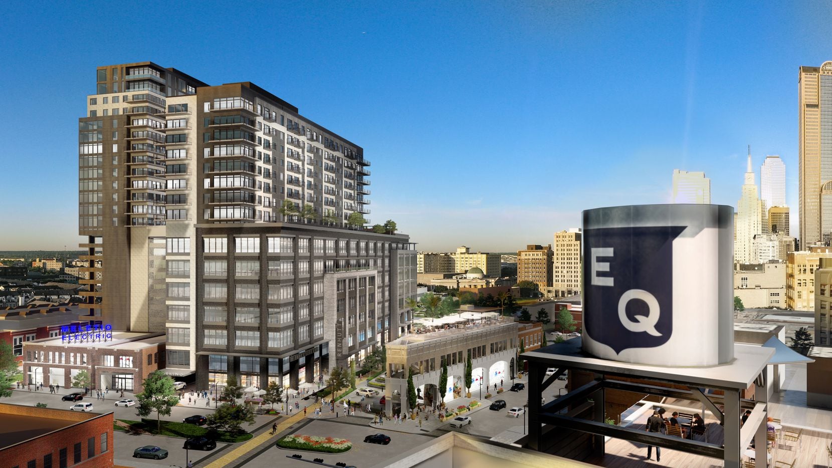 Developers of the East Quarter project on the eastern edge of downtown Dallas are planning a...