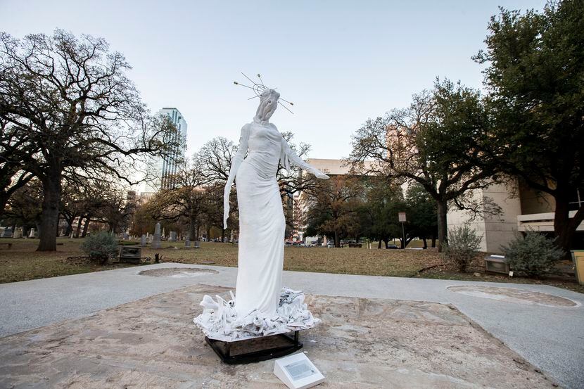 Jennifer Scripps, who heads the city's Office of Arts and Culture, said the statue is in the...