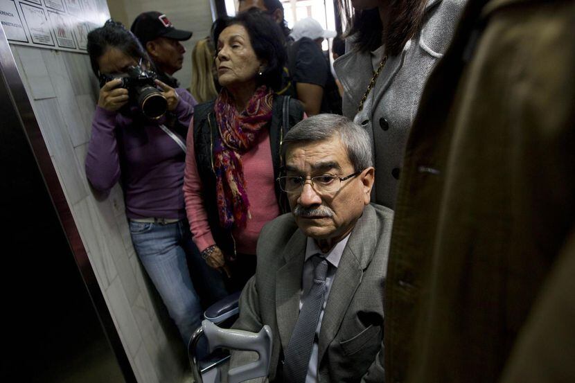 El exdictador guatemalteco José Rodríguez Sánchez se presentó en la corte el lunes para un...