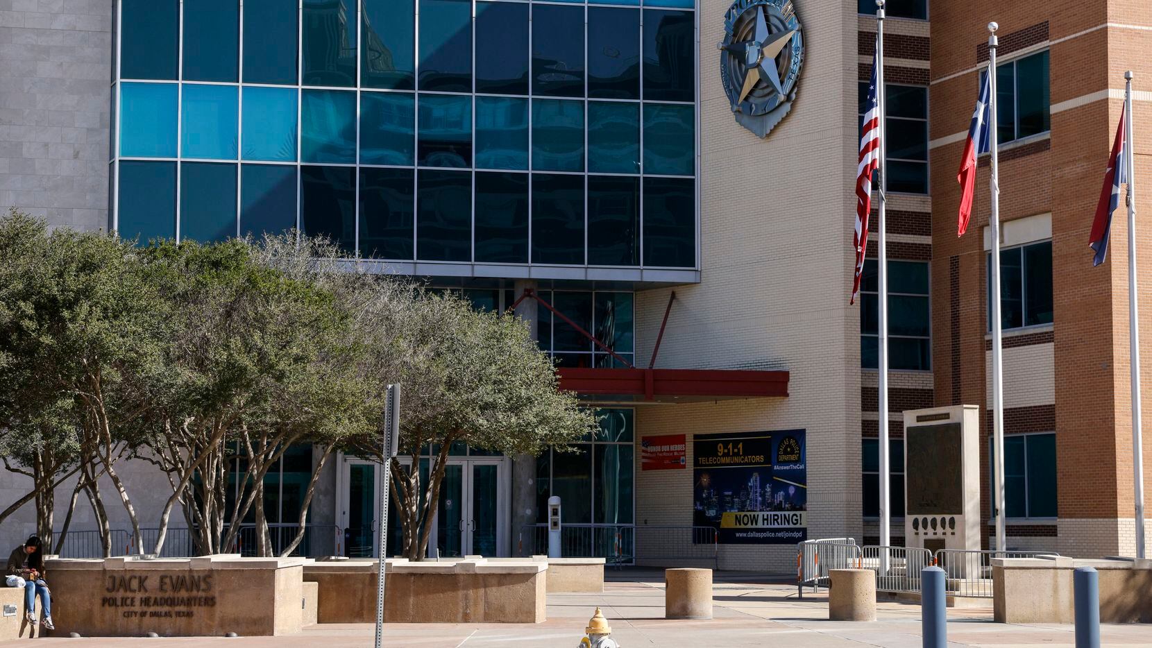 Jack Evans Police Headquarters in Dallas on Feb. 5.
