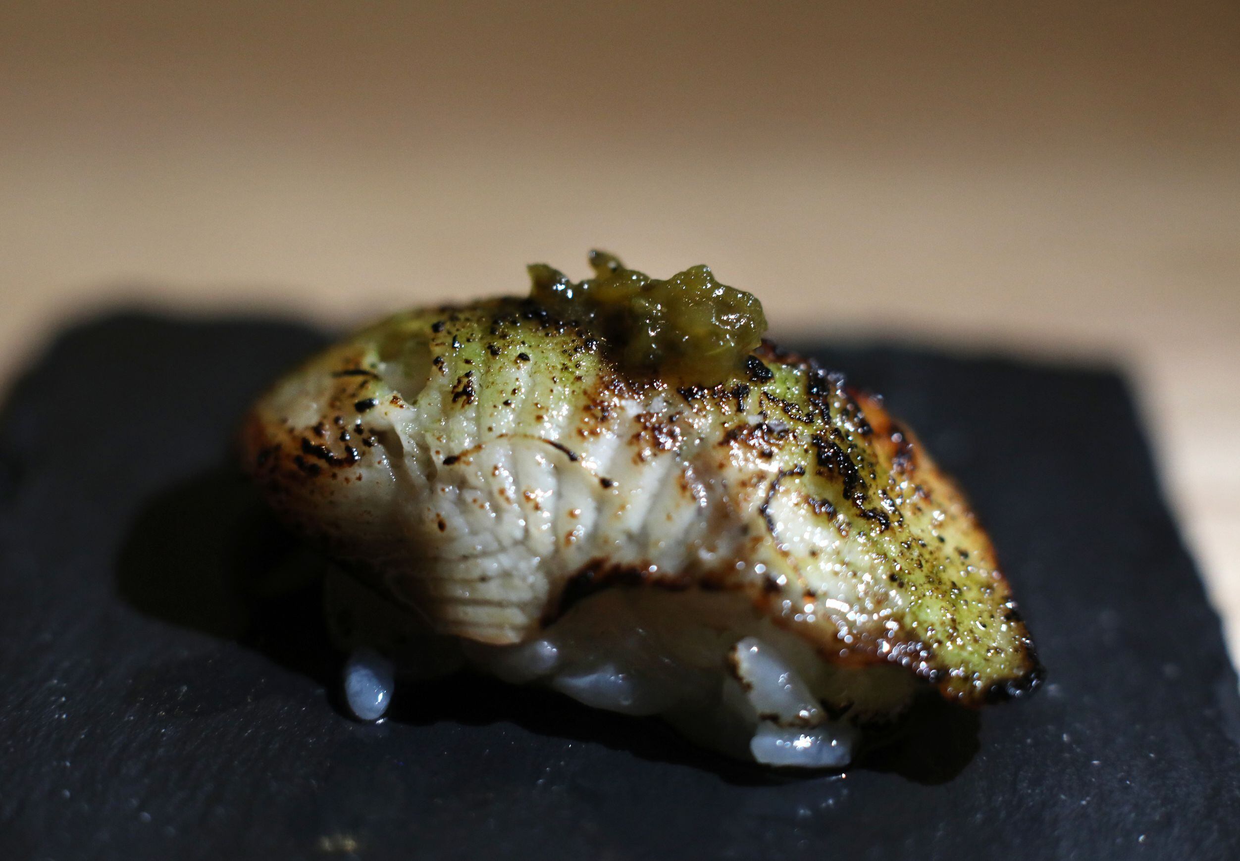 The Unagi at Sushi By Scratch, a secret pop-up restaurant on the eighth floor of The...