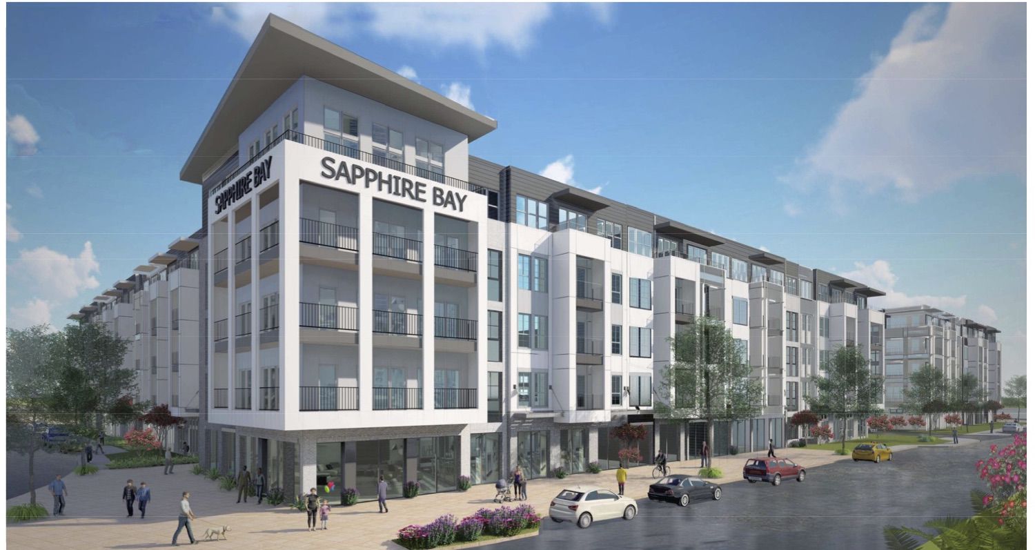 The View at Sapphire Bay apartments are being built on I-30 near Lake Ray Hubbard.