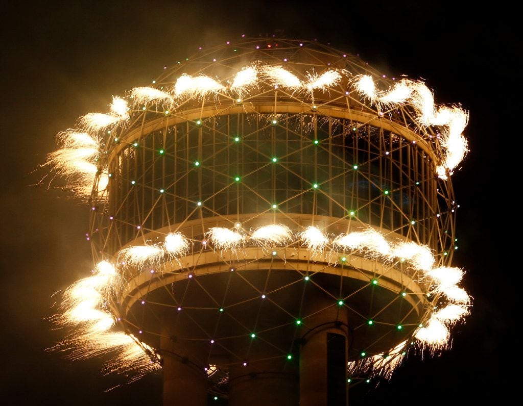 reunion tower fireworks