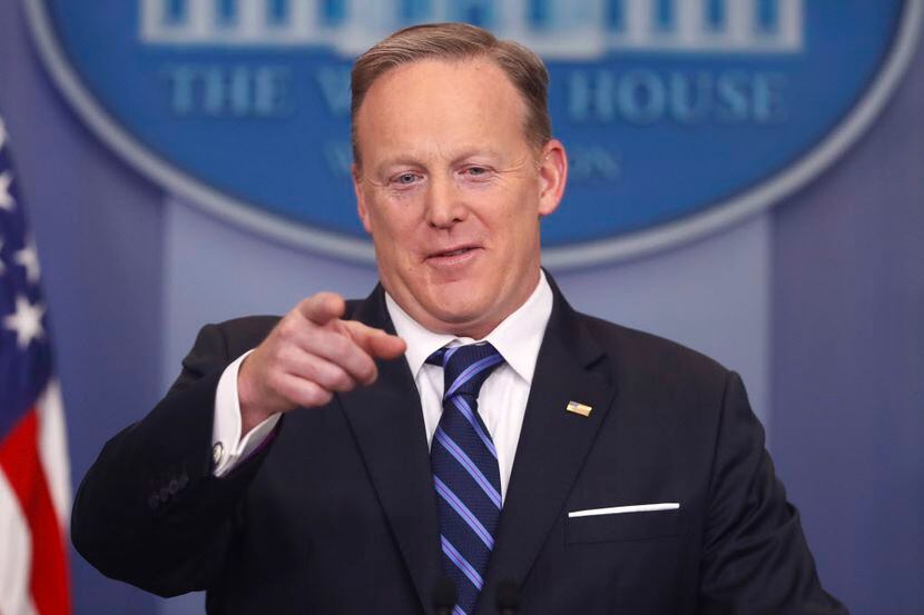 Sean Spicer, secretario de prensa de la Casa Blanca. / AP
