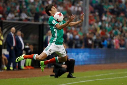 Jurgen Damm y la selección mexicana vienen de doblegar 2-0 a Costa Rica el viernes. Foto AP
