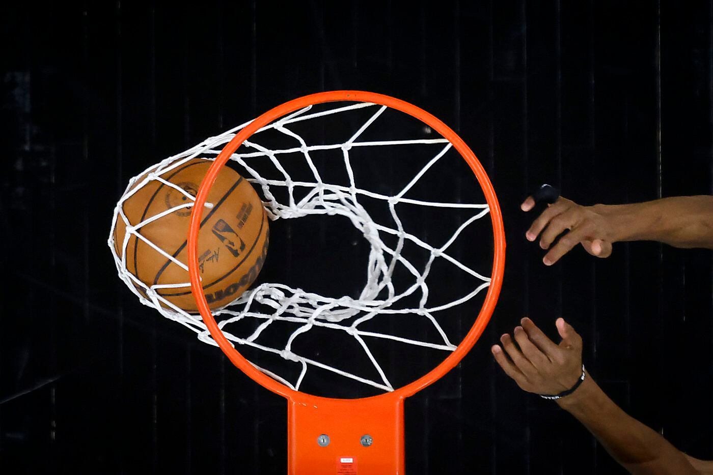 Phoenix Suns forward Mikal Bridges dunks the ball during Game 1 of an NBA second round...