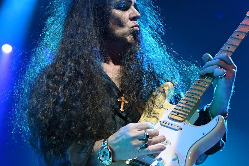 Yngwie Malmsteen performed during the Generation Axe show at The Joint inside the Hard Rock...
