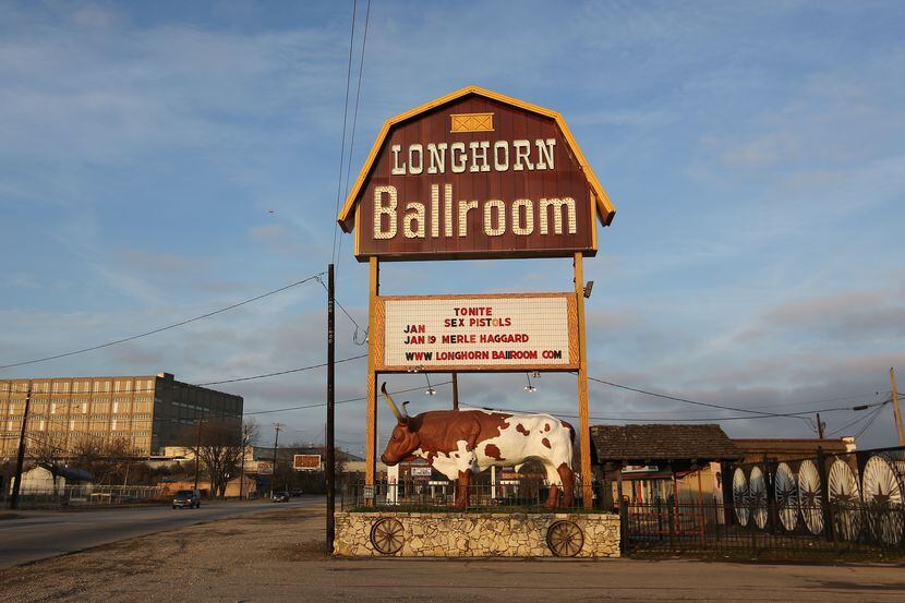 The sign outside the Longhorn Ballroom