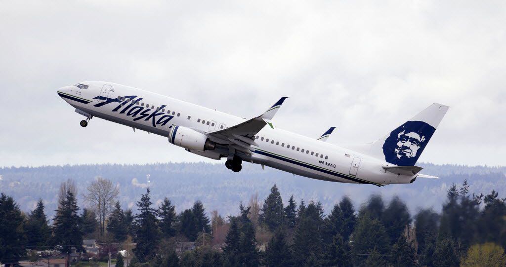 Un avión de Alaska Airlines, en foto de archivo de 2015.