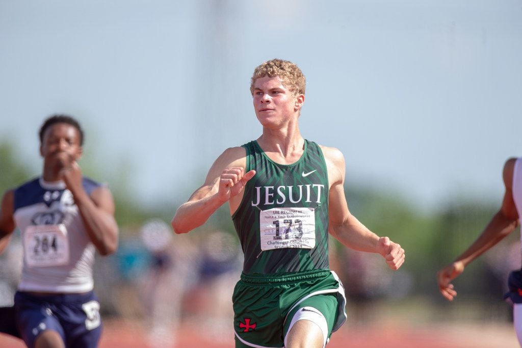 Houston Strake Jesuit's Matthew Boling ranks No. 1 in the nation in the 100 meters, having...