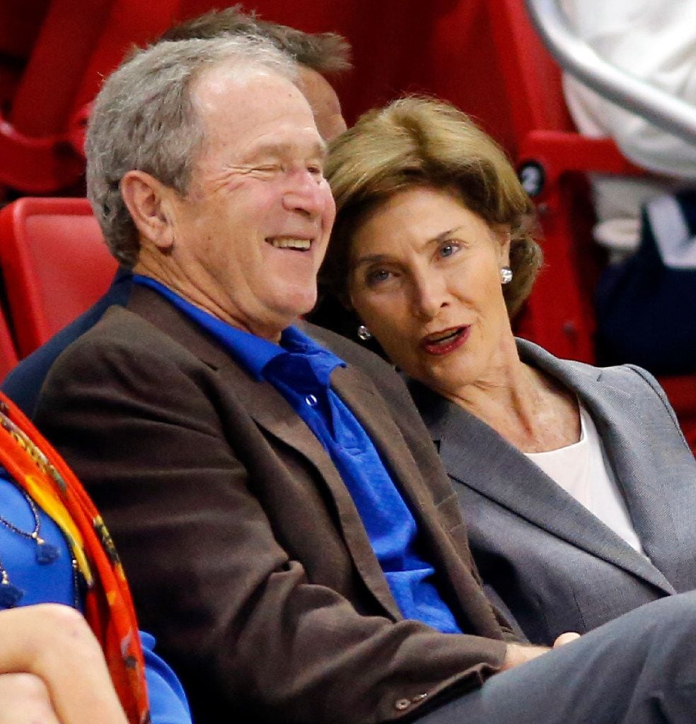 Former President George W. Bush Laura Bush will make a rare joint appearance at a fundraiser...
