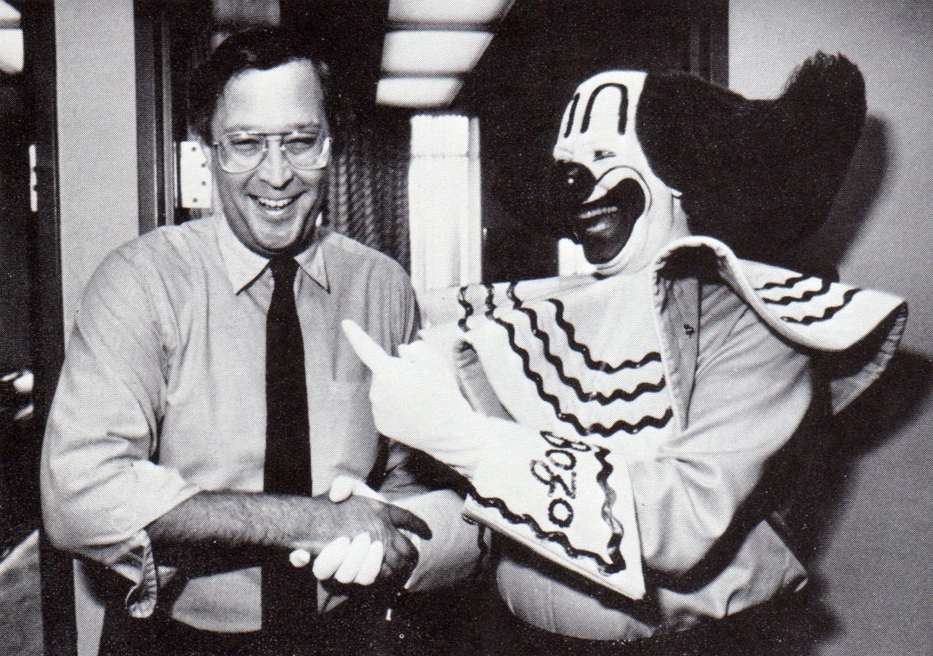 In 1984, Bozo the Clown paid a surprise visit to Ralph Langer during a campaign stopover in Dallas.