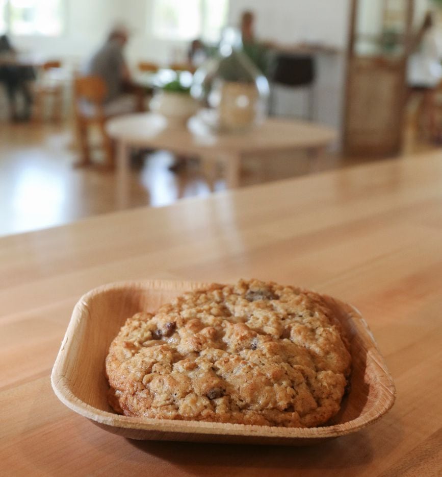 Oatmeal Raisin Cookie, made from scratch, is offered for the after lunch crowd at George...