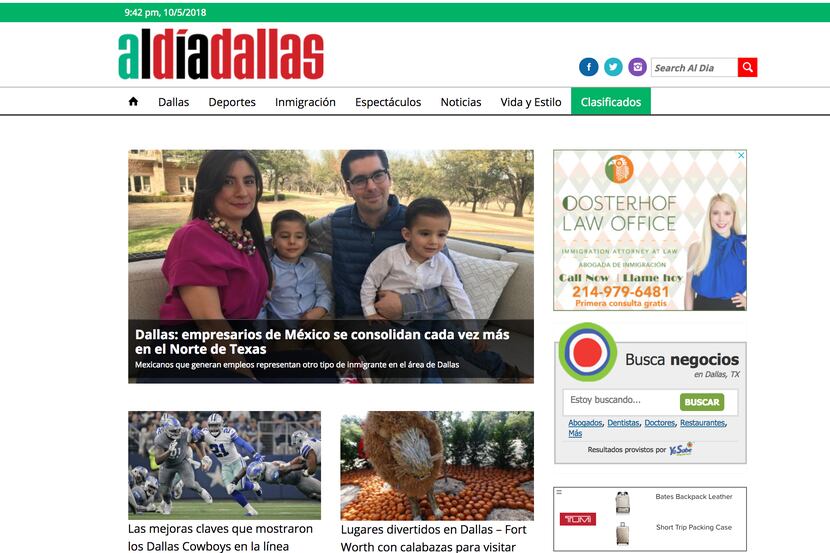 Edición digital de aldiadallas,com
