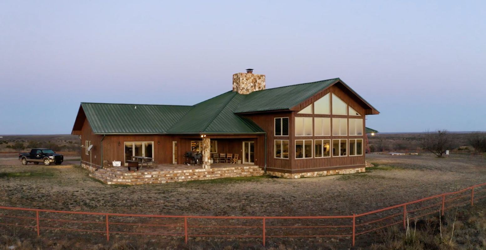The lodge house at Caloosa Ranch.