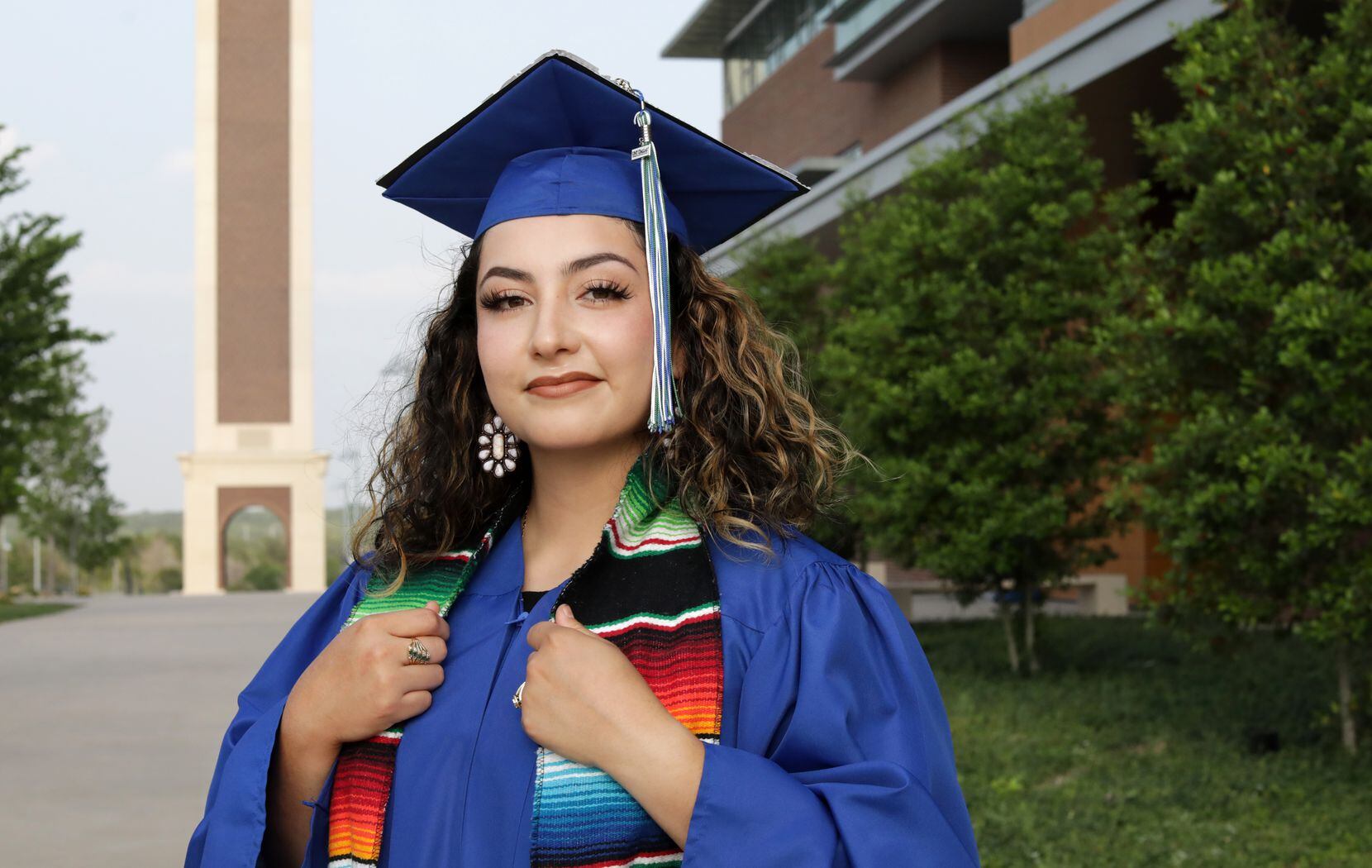 Gladys Macias, a first-generation student, graduated from the University of North Texas at...