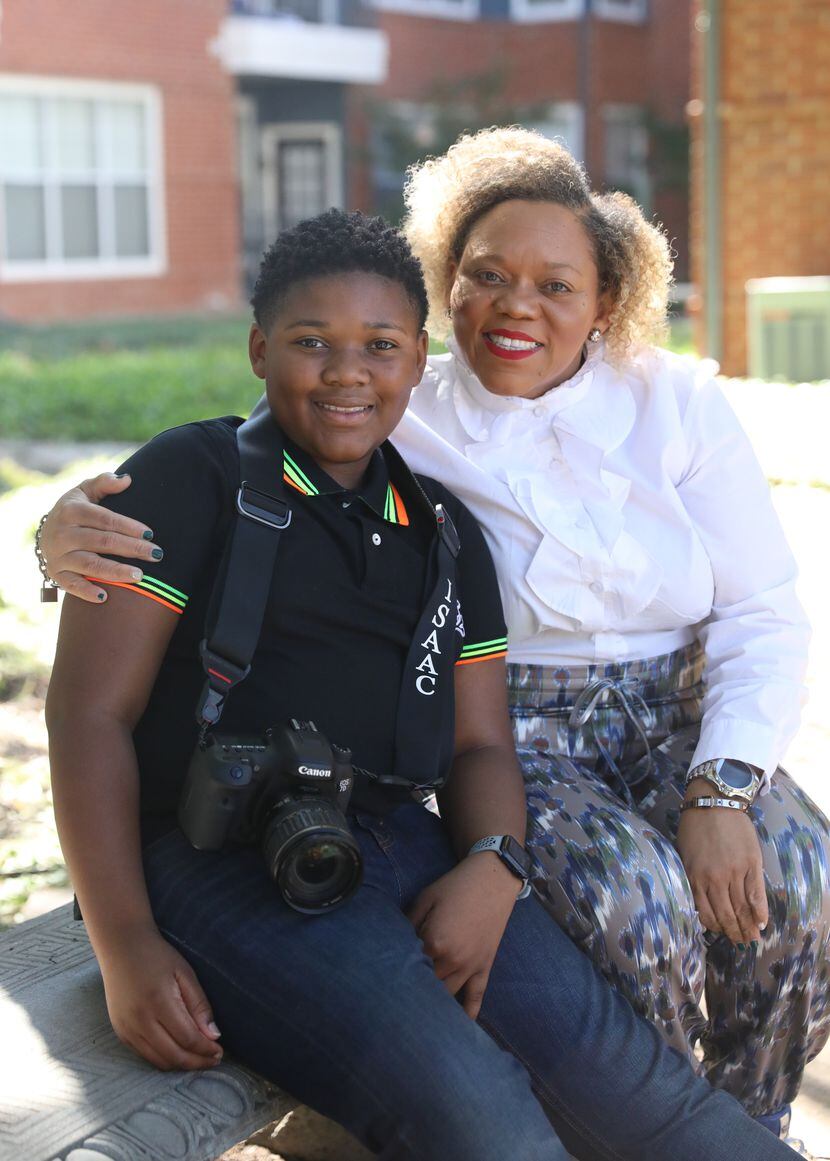Isaac Edwards and his mother, Stephanie Edwards, have bounced back after losing their home...