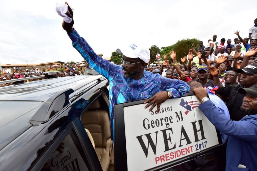 Ex jugador profesional George Weah se convertirá en presidente de Liberia en enero....