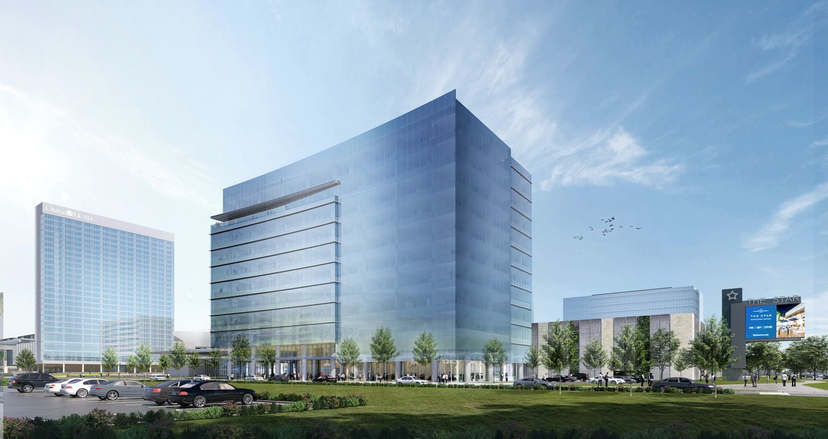An 11-story office tower on the Dallas North Tollway is the next phase of the Dallas Cowboys' Star mixed-use development in Frisco.