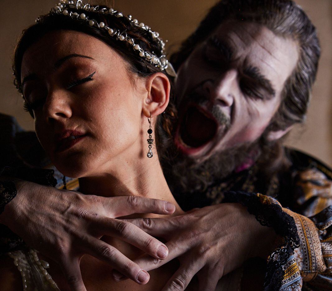 Alexandra F. Light and Carl Coomer star in Texas Ballet Theater's "Dracula." The show runs...
