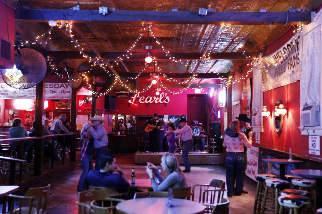 Patrons dance and socialize at Pearl's Dancehall & Saloon.