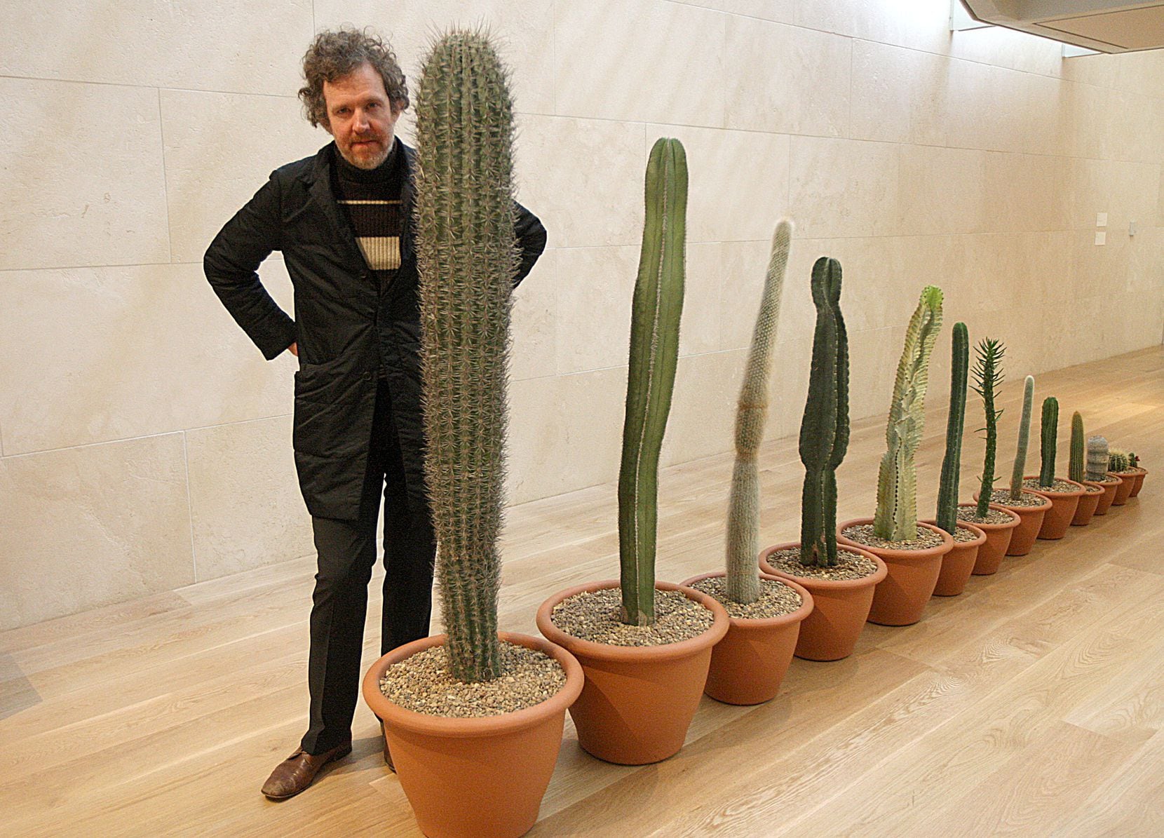 Martin Creed, shown here at the Nasher Sculpture Center in 2011, is best known as a visual artist, but he has also been writing and performing music for decades.